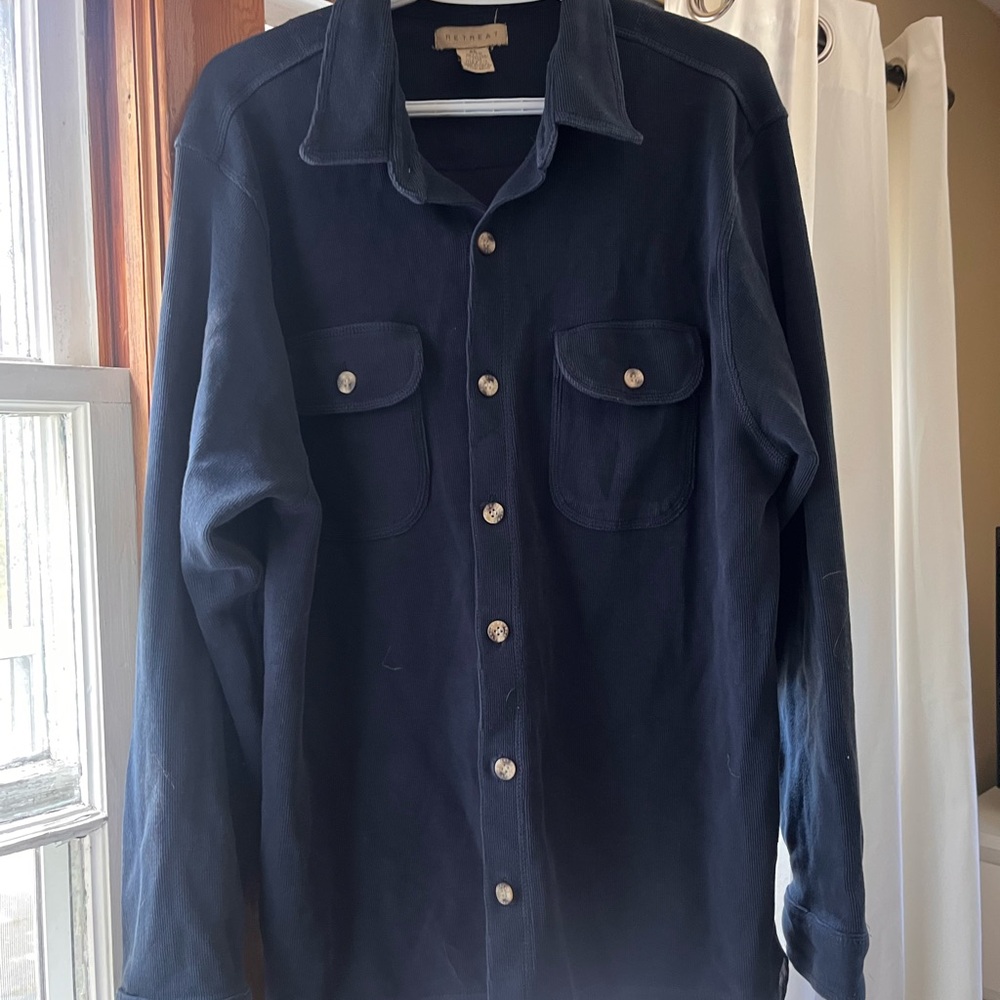 Men's Navy Blue Shirt